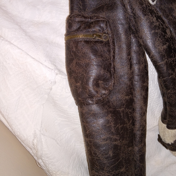 Womens mo x members brown jacket size small - Picture 3 of 7